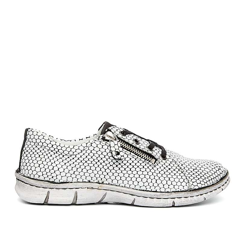 2652-2-1 Полуботинки жен.кожа-кожа белый